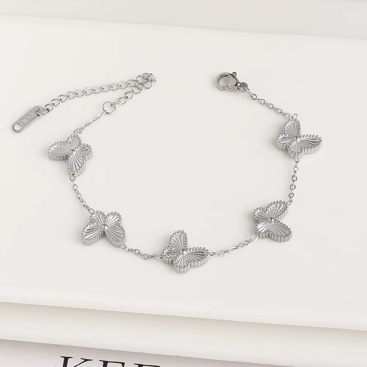 BLUEW Butterfly Bracelets for Women Gold Plated Stainless Steel